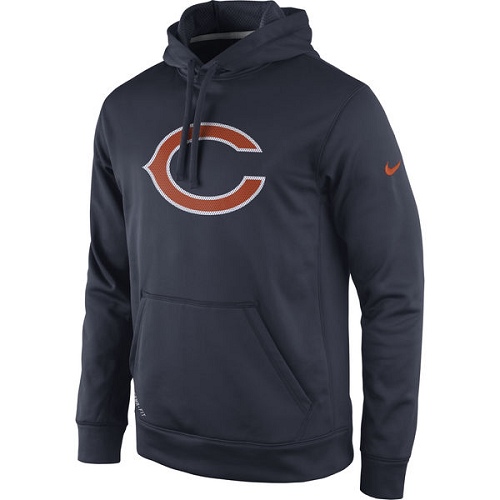 NFL Chicago Bears Nike Practice Performance Pullover Hoodie - Navy